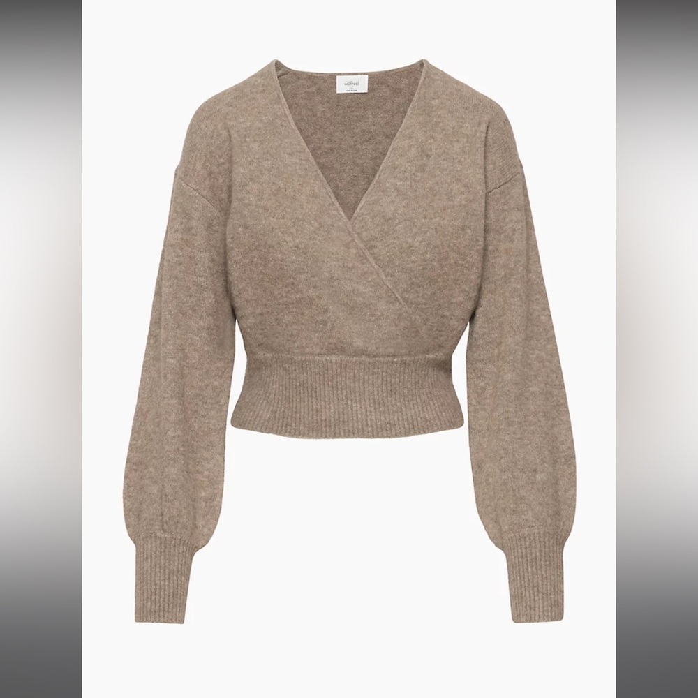 ARITZIA WILFRED WRAP SWEATER